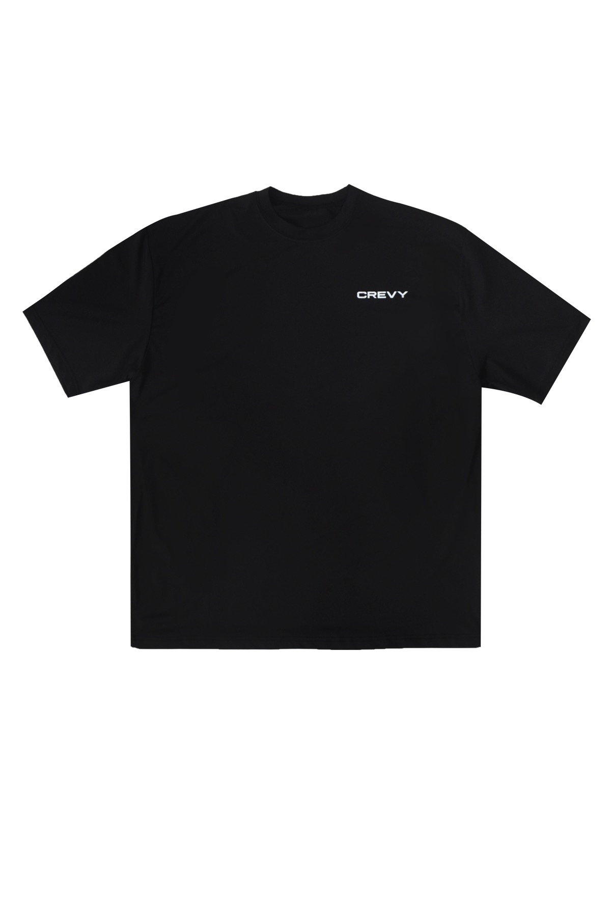 로고 오버핏 래쉬 반팔 티셔츠 (black)