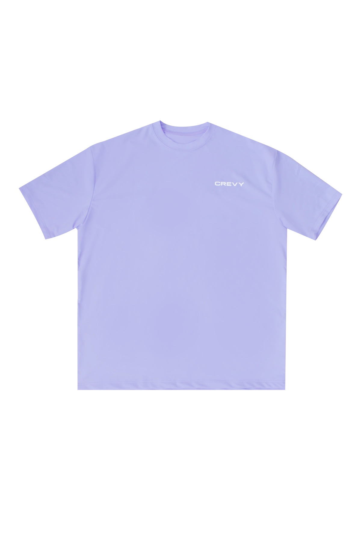 로고 오버핏 래쉬 반팔 티셔츠 (light purple)