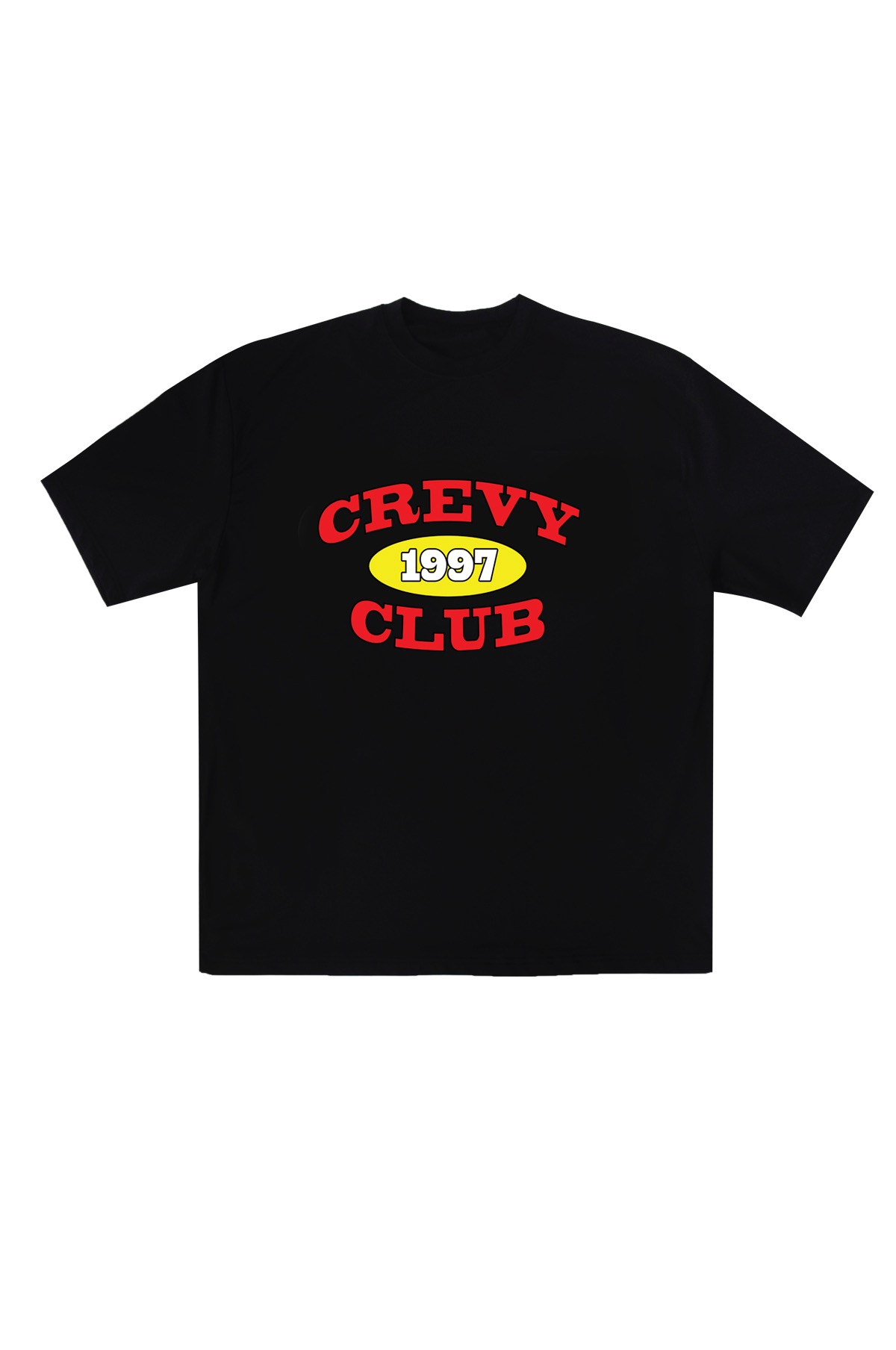 1997 클럽 래쉬 오버핏 반팔 티셔츠 (black)