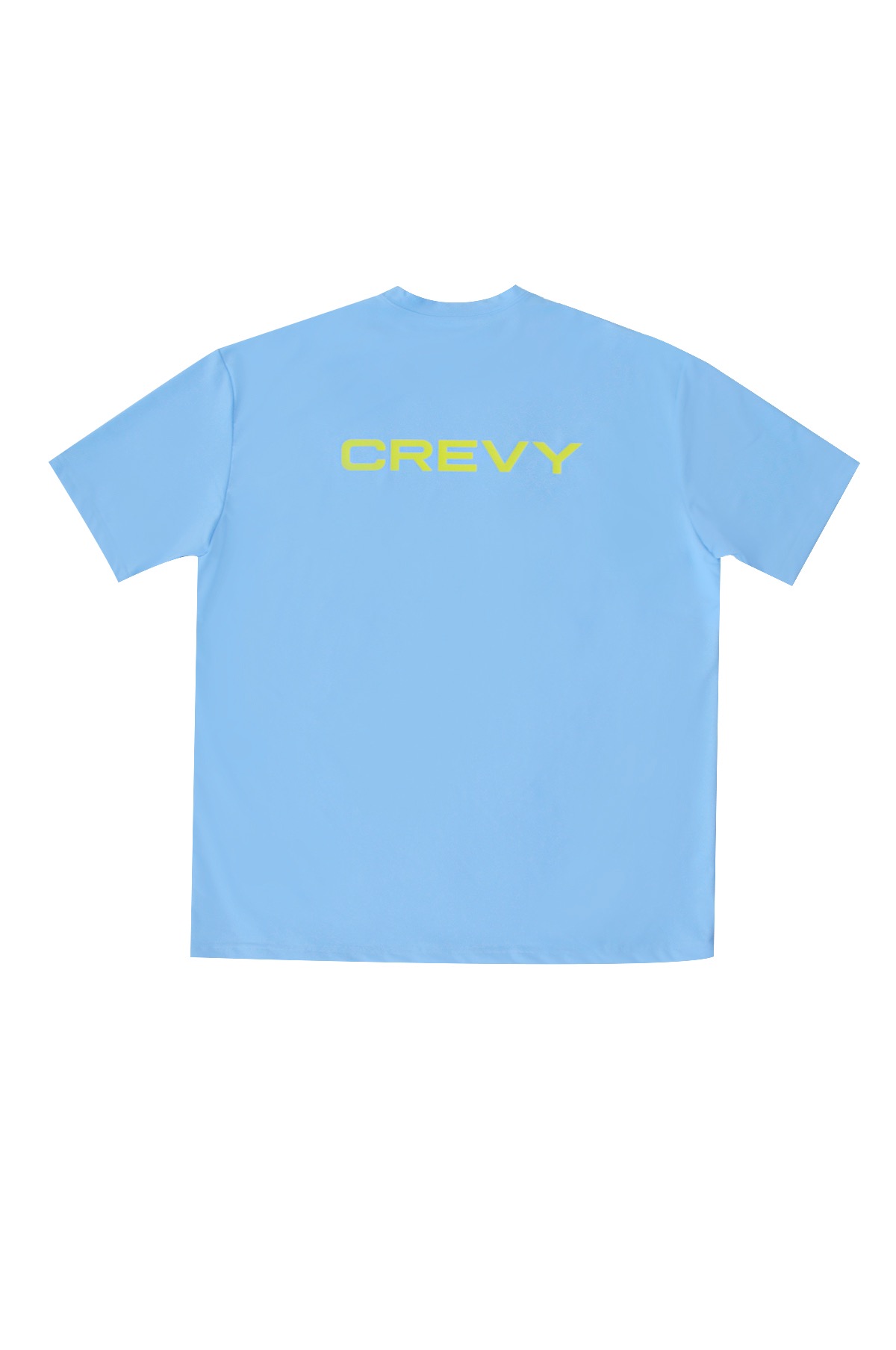 로고 오버핏 래쉬 반팔 티셔츠 (sky blue)